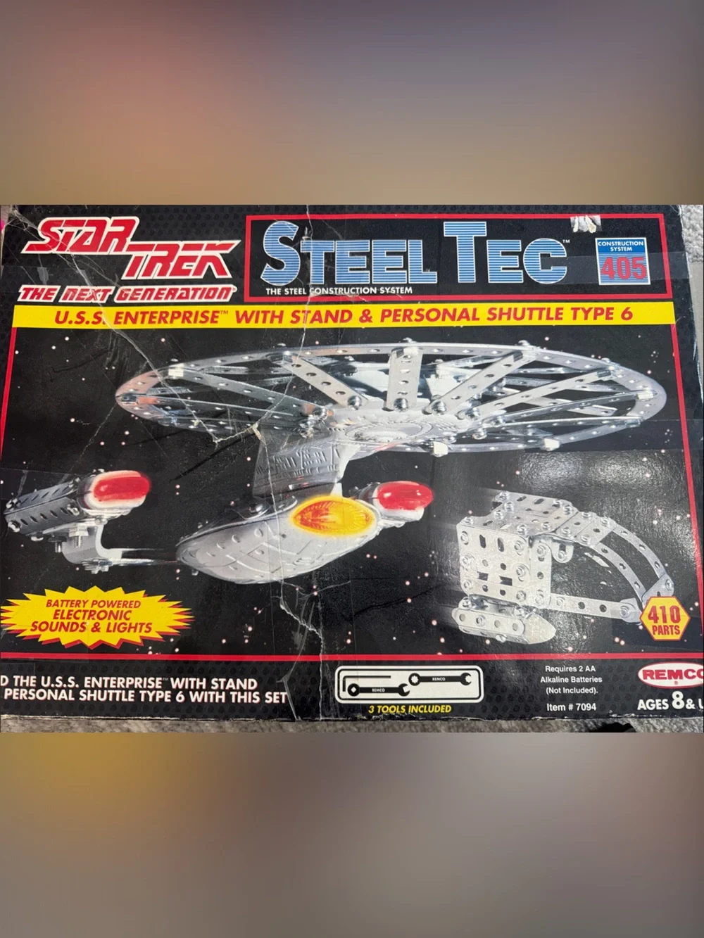 Star Trek TNG Steel Tec U.S.S. Enterprise Building Set
